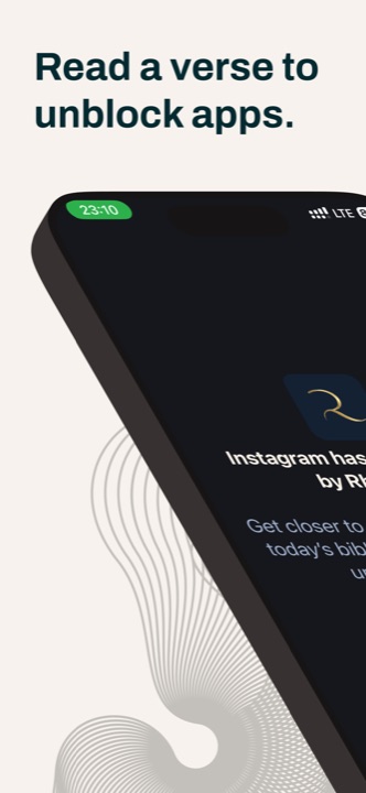 Rhemack shield screen: Instagram has been blocked — read today's Bible verse to unblock apps